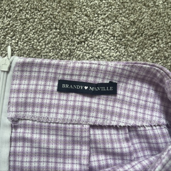 brandy melville checkered skirt - Picture 3 of 3